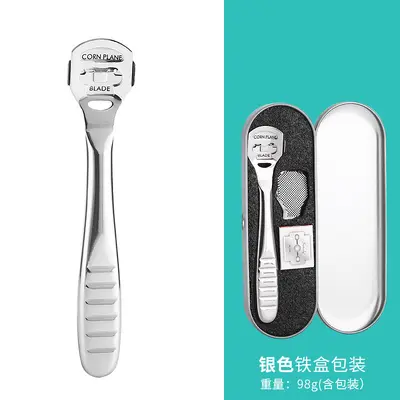 Stainless steel foot scraper set, callus and dead skin removal - 8