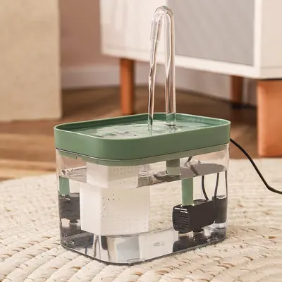 Automatic Circulating Flowing Water Fountain for Cats and Dogs - 8
