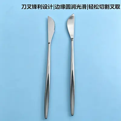 410 Stainless Steel Portuguese-Style Cutlery Set for Home and Hotel