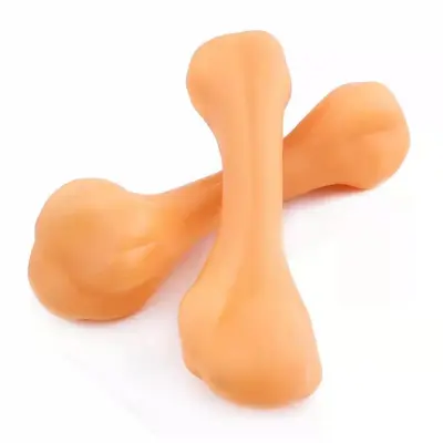 Bone-Shaped Squeaky Dog Toy, Bite-Resistant - 5