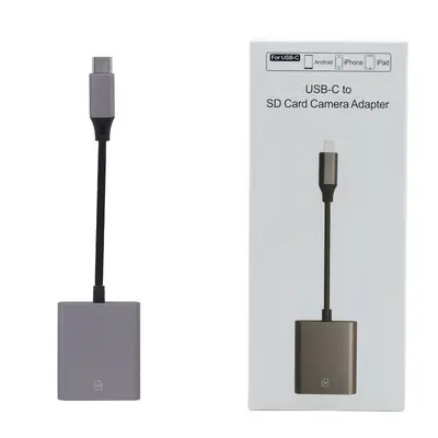 Apple 171615 Android telefonlar için uygun Tip-C'den SD TF CF'ye kamera çok fonksiyonlu kart okuyucu hepsi bir arada - 10