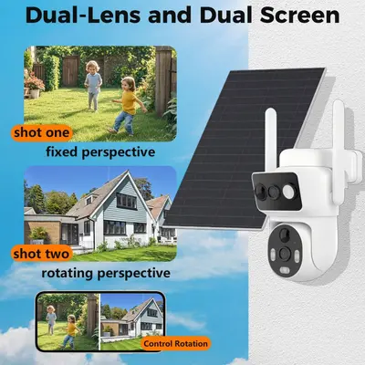 Solar 4G Surveillance Camera 8MP, Outdoor Night Vision