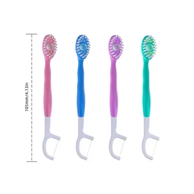 Diş fırçası seti, mini, taşınabilir, 5 parça - 6