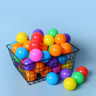 Thickened Plastic Ball Pit Balls for Kids Playground, Colorful, Bite-Resistant - 7