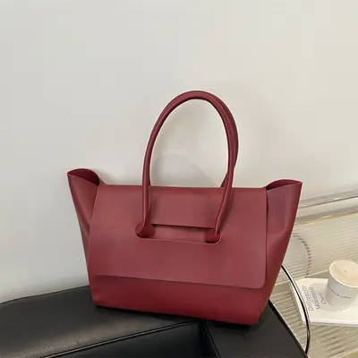 Large Women's Tote Bag, Retro Style, Autumn and Winter - 7