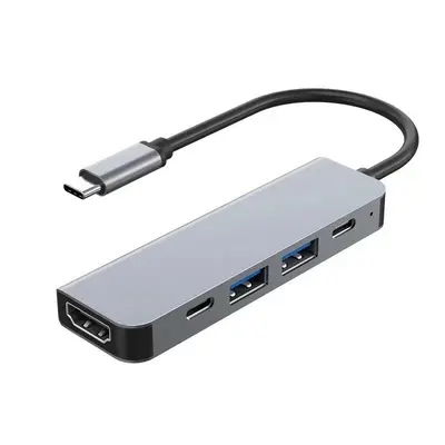 Typec Fünf-in-Eins Dockingstation für Mobiltelefon, Tablet, Konverter, Spielkonsole, HDMI-Dockingstation, USB-Hub - 10