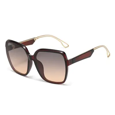 Square Gradient Tint Women's Sunglasses with UV Protection - 6