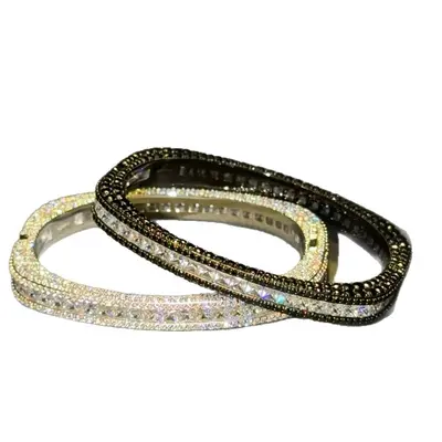 Cubic Zirconia Square Thread Bracelet - 6