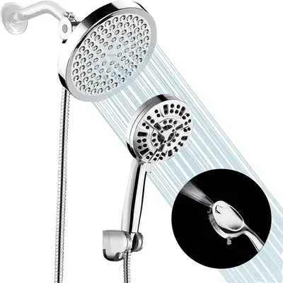 Chlorine-Filter High-Pressure Shower Head Set, 9 Functions - 11