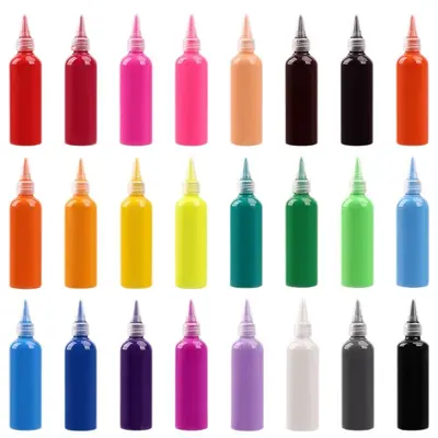 Acrylfarbe für Kinder 100ml handgemalte Farb-Set DIY Gips Baby Texturmalerei Aquarellset Großhandel