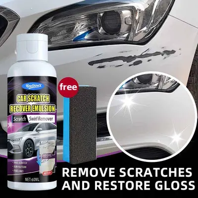 KineShineX Car Paint Scratch Remover Wax, Scratch and Chip Repair Kit - 2