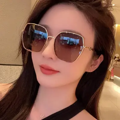 Polarized Women's Sunglasses for Large Faces, UV Protection, Fits Over Myopia Glasses - 5