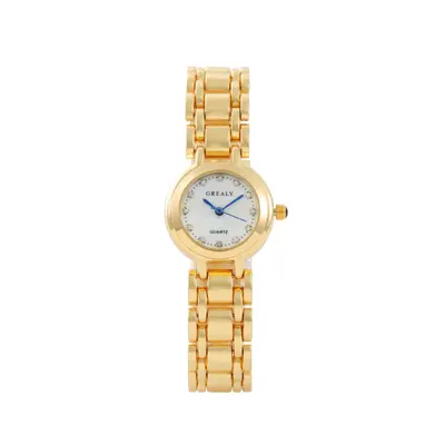 Damen-Quarzuhr quadratisches Design Diamantmuster Stahlband - 12