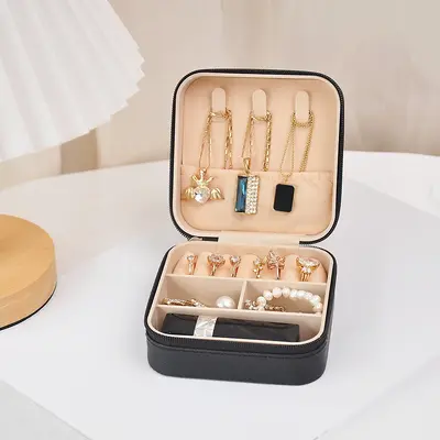 Çapraz Sınır Yeni Model Ruj Takı Kutusu Taşınabilir Seyahat Küpe Yüzük Kolye Saklama Kutusu Moda Saklama Takı Kutusu - 11