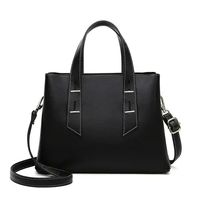 Women's Large Capacity Contrast Color Tote Bag, Custom Made - 11