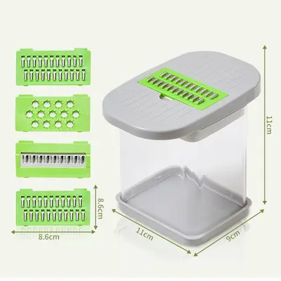 Five-in-one vegetable cutter and slicer
