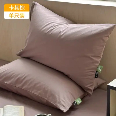 2025新款家用水洗棉枕头套单防头油48x74cm枕套一对装枕芯内胆套 - 9