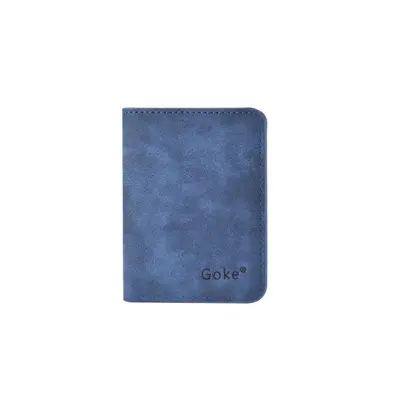 Ultra-Thin Men's Bi-Fold Wallet with Multiple Card Slots and Coin Pocket - 8