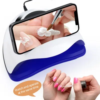 Tırnak fototerapi makinesi tırnak salonu oje uv oje giyilebilir tırnak kürleme çabuk kuruyan jel tırnak pişirme lambası tırnak makinesi
