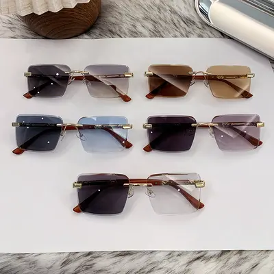 2026 Square Frame Color-Changing Sunglasses, Unisex, Outdoor UV Protection - 5