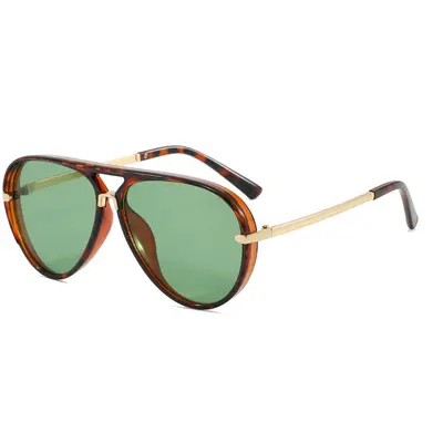 Oversized Frame Fashion Sunglasses, Minimalist Versatile Style - 13