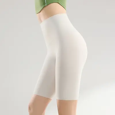 Women's Seamless Five-Point Yoga Cycling Shorts Butt-Lifting Summer Leggings - 11