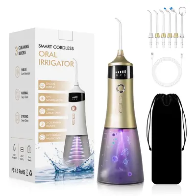 Electric Water Flosser with UV Sterilization, Large Tank - 11