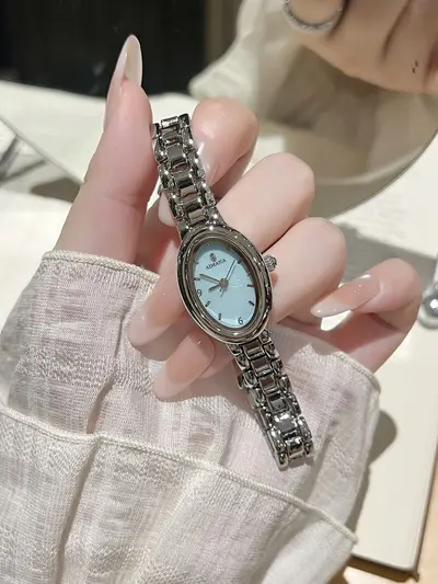 AIMANA New Pigeon Egg Dial Women's Watch Premium Elegant Luxury Temperament Wristwatch Exquisite Baguette Watch Wholesale - 9