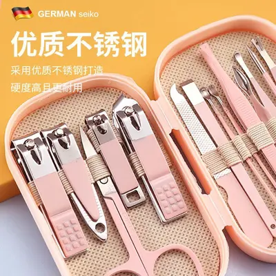 Manicure tool set, 14-piece, stainless steel, portable - 4