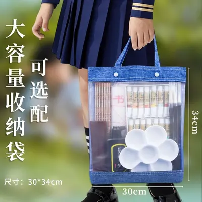 Huahun Çin resmi pigment başlangıç seti, fırça ve kağıt - 3