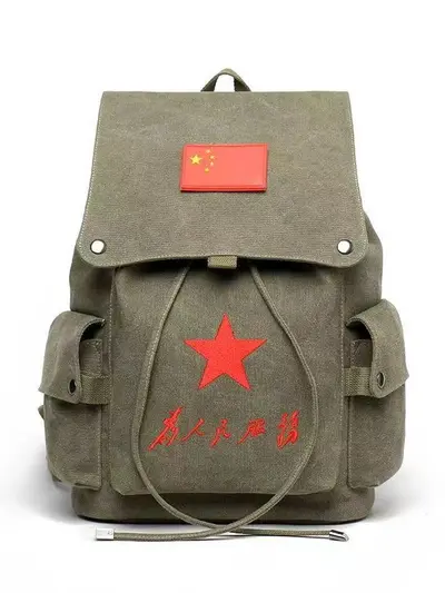 Men's Canvas Retro Daily Backpack - 4
