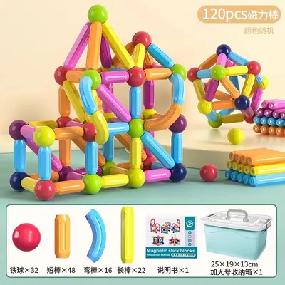 Magnetic Building Blocks Educational Toy Ages 1-3 - 9