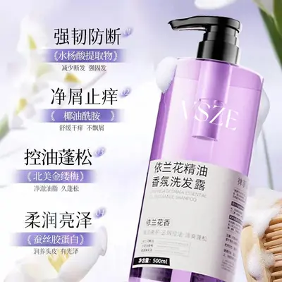 Ylang-ylang esanslı şampuan ve duş jeli, yağ kontrolü, hacim veren - 3