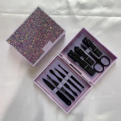 Nine-piece nail manicure tool set - 8