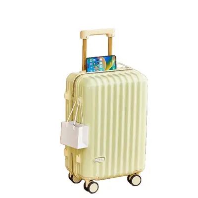 Women's Student Trolley Suitcase with Combination Lock, Durable Travel Case - 5