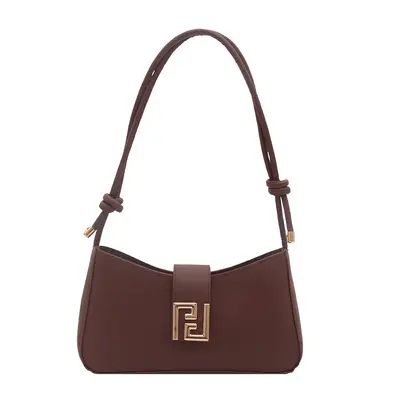 Solid Color Women's Underarm Bag, Casual Single Shoulder Bag - 6