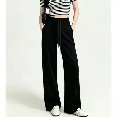 Modal-Sporthose mit geradem Bein, Luftschicht-Taschen, locker geschnitten - 10