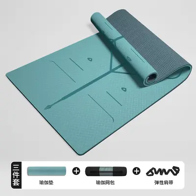 Erweiterter TPE Yoga Matte Hersteller verdickte rutschfeste Fitness Matte schalldichte Springseilmatte Bodenmatte Heim Tanzmatte Großhandel - 10