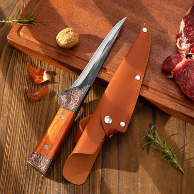 Butcher knife set, forged steel - 7