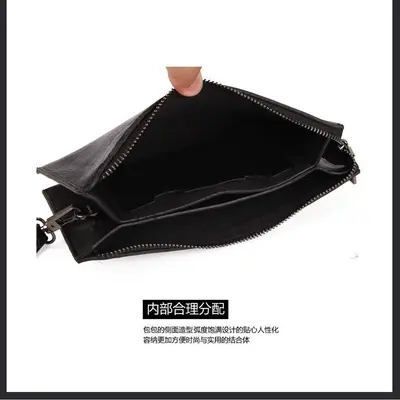 Playboy Men's Clutch Bag, Double Zipper, Multifunctional, Long Style - 4