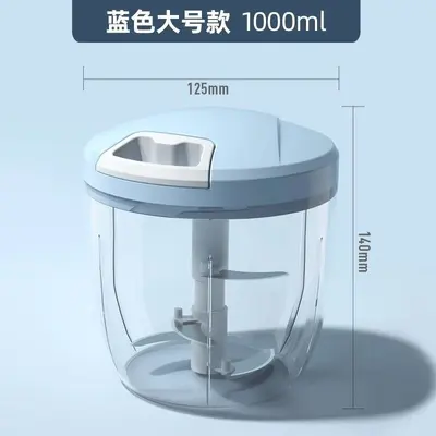 捣蒜泥神器拉蒜器蒜蓉搅碎机搅蒜小型大蒜手动捣碎压蒜臼子切菜器 - 11