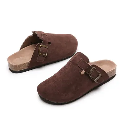 Women's Couple Cork Slippers, Plus Size, Casual Half-Slippers