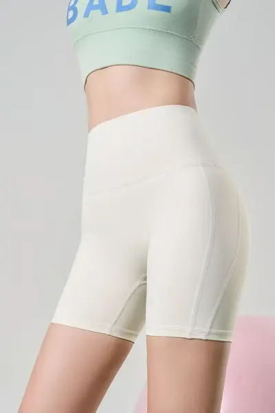 Women's Three-Quarter Yoga Pants, Thin Style, High Waist, Tummy Control, Quick-Dry - 10
