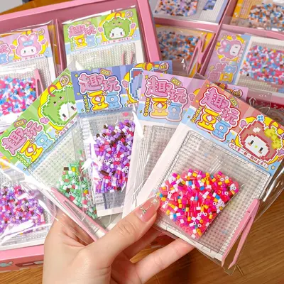 Новый набор для создания поделок из термомозаики Perler Bead, ручная работа, DIY, детская развивающая игрушка, упаковка материалов для творчества, термобусины для плавления, бусины для пегборда, подвесное украшение
