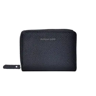 Slim Zipper Short Women's Bi-fold Minimalist Wallet - 11
