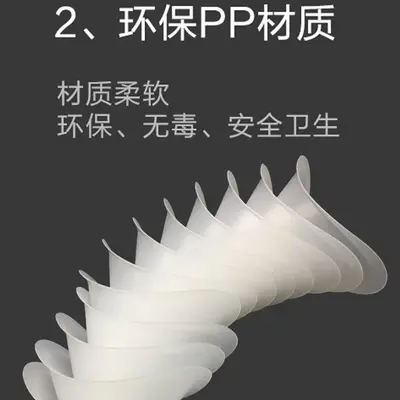 Disposable Hard Spirometer Mouthpiece for Lung Capacity Testing