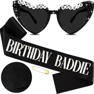 Birthday Party Glasses Set with Black Strap - 5