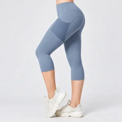 High-Stretch-Yogahose mit Seitentaschen, hohe Taille, Po-Lifting-Effekt - 11
