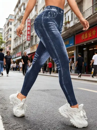 Women's Seamless Yoga Pants, High Elasticity, Butt-Lifting, Running and Sports - 5