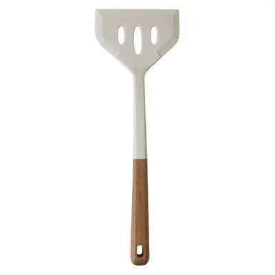 13-piece silicone spatula and spoon set non-stick silicone spatula milk white food-grade silicone kitchenware set ready for sale - 8